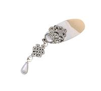 baojielai Elegant Short Tassels Hair Clip Exquisite Vintage Hairpiece Sparkling Rhinestones Hair Ornament Suitable for Women Girl