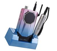 baojielai HighlySpeed 45000RPM Cordless Nails Drill Portable Electric Nails File Machine with Bits for Acrylic Nails Salon Home Us