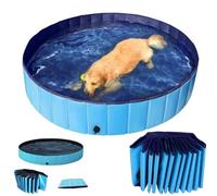 BAOJUHUIKANG 1.4m,Outdoor Backyard Anti Slip Pet Children's Bathtub, Foldable Hard Plastic Super Large Pet Bathtub for Easy Carrying, Suitable for Outdoor Backyard