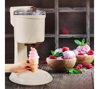 BAOJUHUIKANG 1 Liter Fully Automatic Mini Fruit Soft Drink Machine, Large Capacity Fast Ice Maker, 10 Minute Frozen Yogurt Or Ice Cream, Cool Summer Kitchen Accessories