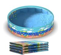 BAOJUHUIKANG 120cm,Animal Children's Bathtub, Portable Indoor And Outdoor Swimming Pool for Home Use, Easy To Store Suitable for Terraces, Balconies, And Backyards