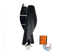 BAOJUHUIKANG 12V, 12V-220V,Compact Vertical Wind Turbine 12000W, with Charge Controller Breeze Start Low Vibration, Aluminum Alloy Body for RV/Cabin/Outdoor Use