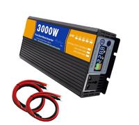 BAOJUHUIKANG 12V TO 220V,3000 Watt Pure Sine Wave Power Inverter 12V-72V DC To 110V/220V AC Car Solar Inverter Power Converter with LCD Screen Display, for Truck, Home, Vehicles, Trip