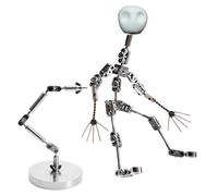 BAOJUHUIKANG 14cm, Metal Puppet Figure Character Design Creation,12-20CM DIY Stop Motion Armature Kits,Articulated Humanoid Skeleton Easy Assembly for Stop-Motion Project