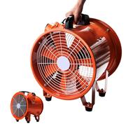 BAOJUHUIKANG 150W,Portable Industrial Axial Flow Fan,Utility Blower Fan, 2800 And 3300 RPM Air Mover Duct Fan, Suitable for Home Factory Warehouses