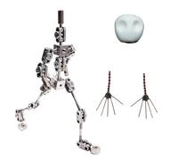 BAOJUHUIKANG 16cm, Metal Puppet Figure Skeletons 12CM-20CM Stop Motion Animation with Hands And Skull for Stop Motion Animation & Clay Maker,20CM