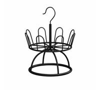 BAOJUHUIKANG 1st floor,Round Revolving Shoe Rack, Shoe Organizer Rack Modern Shoes Drying Standing Circular Shoe Rack Shoe Tree Rack for Laundry Room, Black, 1-3 Tiers