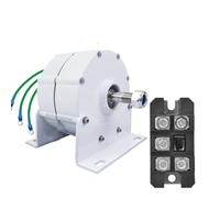 BAOJUHUIKANG 220V, 10000W Three Phase Alternator Permanent Magnet Generator, 12/24/48V Permanent Magnet Generator AC Alternator for Vertical Wind Turbine Generator 220V