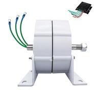 BAOJUHUIKANG 24V, 10000W Permanent Magnet Generator 12V 24V 48V Wind Turbine Generator DIY Horizontal Wind Turbine Suitable for Hydro Generators 48V