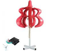 BAOJUHUIKANG 24V, 100W-10000W Low Noise Small Wind Turbine Generator 12V/24V/48V/220V Adjustable Blade Wind Power System for Home Off-Grid Setup