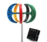 BAOJUHUIKANG 24V,12V 24V 48V 220V Low Noise Wind Turbines Generator, 3000W Vertical Wind Turbine Power Generator Low Wind Speed Start for Mobile Homes