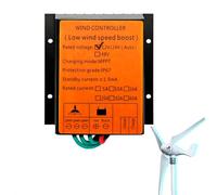 BAOJUHUIKANG 24V, 48V,12000W 30A Wind Charge Discharge MPPT Booster Controller, IP67 Auto Match Wind Output DC AC 12/24V for Wind Turbine Generator