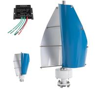 BAOJUHUIKANG 24V, 5000W 12V-220V Vertical Generator Wind Power Kit 3 Blades Low Noise Wind Generators for Garden Outdoor Lighting Power Generation