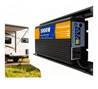 BAOJUHUIKANG 24V to 110V50HZ,5000W Emergency Power Inverter, 12V,24V,48V,60V,72V DC To 110V 220V AC Power Converter, Pure Sine Wave Inverter with 1AC Outlets for Camping