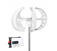 BAOJUHUIKANG 48V, Efficient And Noiseless Vertical Wind Generator Kit, 6000W 12V/ 24V/48V/220V Windmill Energy Charge Turbines Generator for Home Camping(With Inverter)