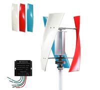 BAOJUHUIKANG 48V, Three Blade Vertical Axis Wind Turbine, with MPPT Controller Off Grid System Free Energy Wind Turbine Suitable for Outdoor Street 8000W-24V