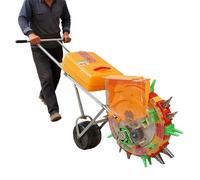BAOJUHUIKANG 5 mouths, 4 To 8 Nozzles Manual Seed Spreader, Adjustable Sowing Machine with Transparent Hopper for Easy Seed Monitoring Ideal for Small Farms (6 Mouths)