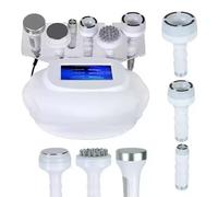 BAOJUHUIKANG 6 in 1 Body Slimming Machine 80K RF Vacuum Cellulite Fat Removal Machine with 6 Probes Face Shaping Massager