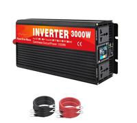 BAOJUHUIKANG 60V to 220V,1500W Mobile Power Converter, Home Portable Pure Sine Wave Inverter DC 12V 24V 48V 60V 72V To AC 110V 220V Solar Inverter Peak Power 3000W for Car, Campers