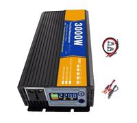 BAOJUHUIKANG 72V TO 110V,12V to 220V,Power Inverter 1500 Watt Pure Sine Wave 12V-72V DC to 110V/ 220V AC Power Converter 3000 Watt Peak with LED Display & AC Outlets, for Home,Rv,Truck