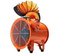 BAOJUHUIKANG 900W, 150W-900W Industrial Ventilation Fan, Portable Axial Ventilator Fan,6 Sizes (190-490Mm),Low Noise for Warehouse/Workshop/Basement (370W)