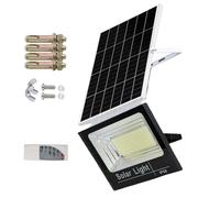 BAOJUHUIKANG LED Solar Safety Light1000w, Solar Automatic Dusk To Dawn Sensor IP66 Waterproof Floodlight, Suitable for Courtyard Porch Balcony