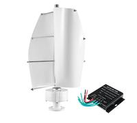 BAOJUHUIKANG Noiseless Vertical Wind Turbine Generator Kit,14000W 2 Blades Wind Turbines Generator with MPPT Controller Kit for Home (12V 24V 48V),48V