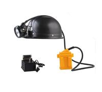 BAOJUHUIKANG Outdoor Explosion-Proof Hard Hat Cap Light Headlight High Lumens Rechargeable LED Mining Headlamp Underground Miner Lamp for Tunnel, Coal Mine, Construction Work
