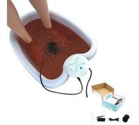 BAOJUHUIKANG Portable Detox Foot Bath Basin Small And Compact Foot Bath Machine Cell Detoxifying Instrument for Stress Relief Help Sleep
