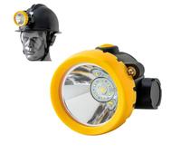 BAOJUHUIKANG Super Bright Rechargeable LED Mining Cap Lamp, Explosion-Proof Waterproof Hard Hat Light for Underground Coal Mine/Outdoor Work (Yellow)