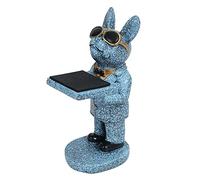 BAOJULONG Watch Display Stand Holder Cool Resin Dog Figurines Jewelry Bracelet Ring Watch Stand Office Home Decor Gifts