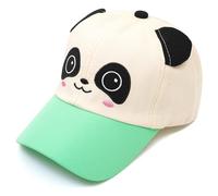 BAOKELAN Panda Baseball Hat for Boys Girls Kids Adjustable Cute Sun Hats Green