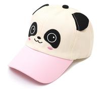 BAOKELAN Panda Baseball Hat for Boys Girls Kids Adjustable Cute Sun Hats Pink