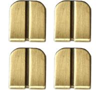Baokuan 4pcs Book Corner Protectors Antique Guard Edge Covers Alloy Corner Guards Decorative Book Scrapbooking Angle Protector for Scrapbooking Notebooks