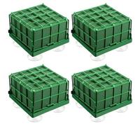 Baokuan 4pcs Floral Foam Blocks Floral Foam Cage for Flower Arranging Dry Florist Foam Bricks, Flower Arranging Foam for Wedding Party, Home Garden Decoration
