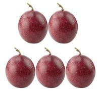 Baokuan 5pcs Artificial Fruit Lifelike Passion Fruit Gold Berry Fake Fruit Photography Prop Home Decoration Supplies