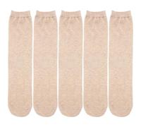 Baokuan Amputee Sock, 5pcs Prosthetic Socks, Soft Breathable High Elastic Below Knee Stump Shrinker,Cotton Sweat Absorption Prosthetic Socks for Below the Knee Amputees, Cotton Protective Stump Socks