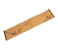 Baokuan Bamboo Sticks Tablemat Decor Kungfu Tea Set Mat,Natural Bamboo Tablemat,Sushi Rolling Mat Japanese Style Natural Anti-slip Bamboo Placemats