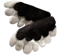 Baokuan Cat Claw Gloves Cute 2d Wings Cat Boots Plush Fursuit Japanese Anime Role-playing Anime Party Cosplay Costume