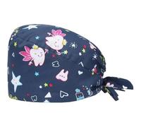 Baokuan Dental Scrub Caps Nurse Tooth Fashional Working Hat Shower Head Cover Cap Breathable Headgear for Women/men