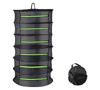 Baokuan Layers Drying Net for Herbs Hanging Basket Folding Dry Rack Herb Drying Net Dryer Bag Mesh for Flowers Buds Plants Organizer