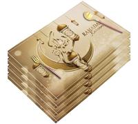 Baokuan Ramadan Linen Placemat Eid Mubarak Table Ornaments Kareem Islamic Muslim Table Supplies Eid Adha Decoration