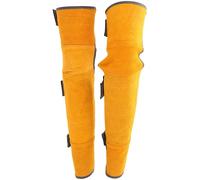 Baokuan Welding Boots Spats, 1pair Welding Spat Brace Anti-scald Foot Protector, Gaiters, Safety Boot Covers for Working & Construction