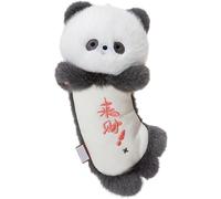 Baokuan Wrist Rest Mouse Pad, Mini Cartoon Animal Plush Wrist Support Pillow Rest Cushion Mat Pain Relief Mouse Mat Pig Panda Table Companion