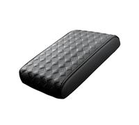 BaoLianBaiHuo Car Armrest Cushion For Fo-rd Kuga I 2008-2024, Leather Car Center Console Cover Box Pad Memory Foam Arm Rest Mat Accessories, B/Grey