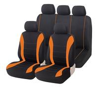 BaoLianBaiHuo Car Seat Covers for Ford Galaxy 2010-2025, Seat Protector Anti-Slip Interior Accessories,H/Orange