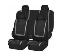 BaoLianBaiHuo Car Seat Covers for Suzuki Swift 2011-2023, Front Rear Cushion Set Seat Protectors Interior Accessories, D/Black Gray