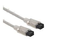 baolongking 1M FireWire 800 Black Cable 9-pin to 9-pin - IEEE 1394B (for Mac and PC)