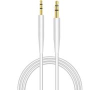 baolongking 2.5mm to 3.5mm cable, Bose Headphone Cable, Stereo Jack Cable, Replacement Headphone Audio Wire Compatible with Bose QC 35 / QC35 II / QC25 / OE2, JBL E45BT E55BT E65BTNC (white)