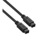 Baolongking 2m FireWire 1394b 800 IEEE 9 Pin to 9 Pin Male to Male Cable for Mac Pro, MacBook Pro, Mac Mini, iMac, Digital Cameras